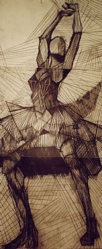 Cuban Salsa Dancer by Artist Emily Beza